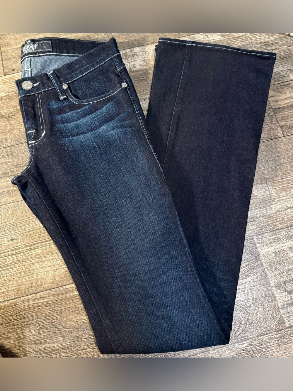 Rock & Republic Kasandra Jeans Size 27 Dark Wash Bootcut Flare Denim